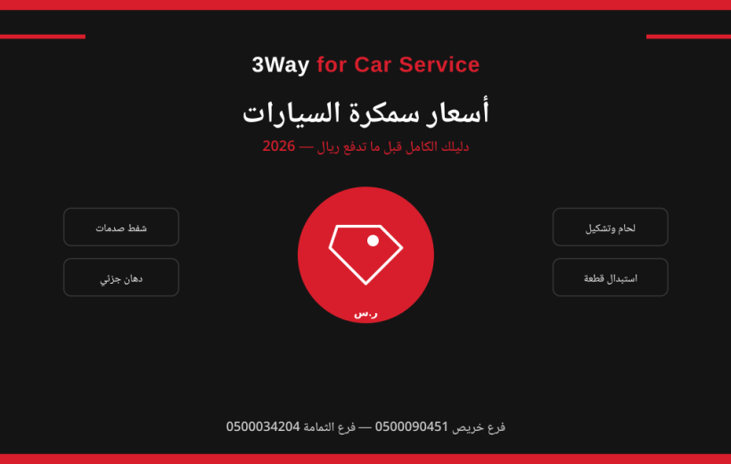 اسعار سمكرة السيارات في الرياض: دليلك قبل ما تدفع ريال 3 اسعار سمكرة السيارات في الرياض: دليلك قبل ما تدفع ريال